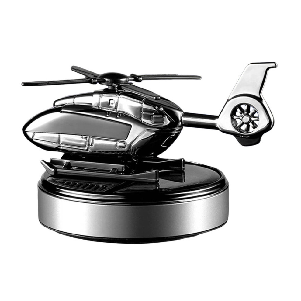 Solar Powered Car Air Helicopter Aromatherapy Diffuser With Rotating Propeller Automotive Interior Decorative Purifier For 9132278094168