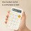 AuroraX Small Basic Calculator Simple Office Pocket Calculator,8 Digit Handheld Standard 4 Function Calculator Learning Study College Supplies 5