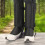 (Black 【Set】) Waterproof Ski Binding Cover - Easy On/Off 2