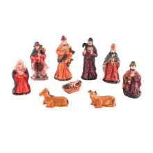 Realistic Resin Nativity Scene Figurines Holy Statue Ornament Perfect for Christmas Decoration Gifts Tabletop Figurine