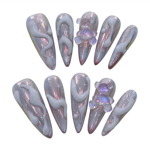 Gradient Fake Nails - Reusable & Handmade 2