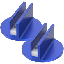 Adaptador universal de almohadilla magnética ranurada de aluminio para gato, compatible con el riel guía del chasis y el borde de soldadura del