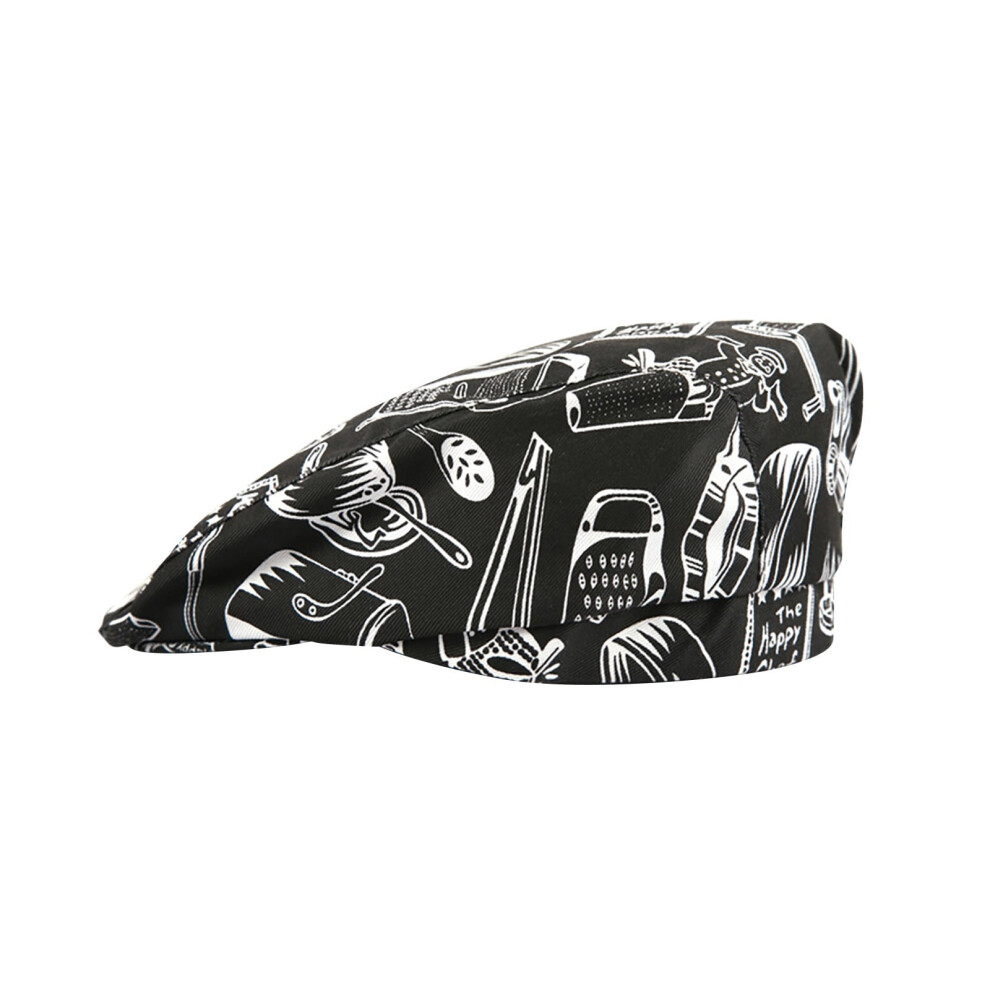 Saving Clearance 2025! Unisex Adult Beret Hat Chef Hat Catering Cook Waiter Peaked Cap Promotion Sale 9362892481185