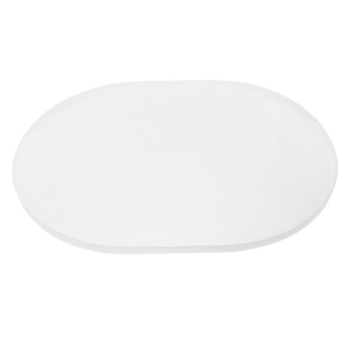 Forma de silicone para mesa, ideal para assar, branca, durável e flexível.