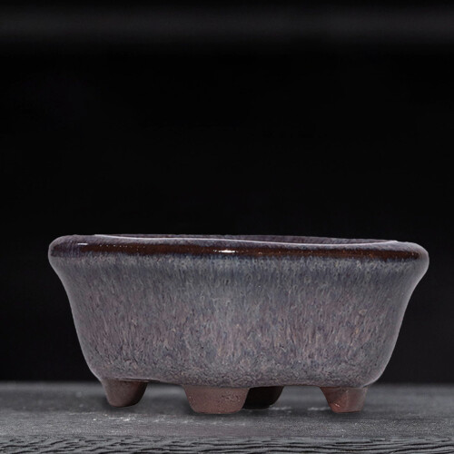 (Style Six) Mini Ceramic Succulent Pot - Breathable Desk Planter 1