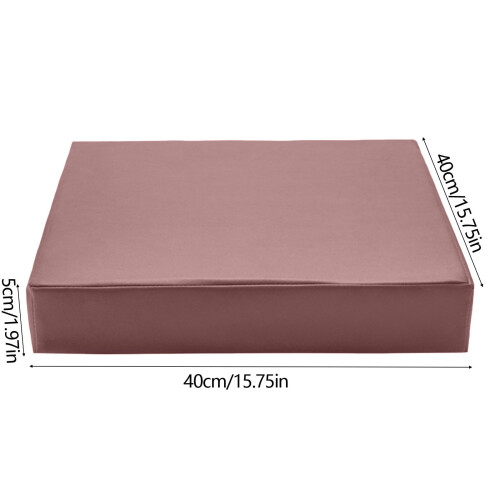 Non-Slip Artificial Leather Chair Cushion Square 1-Pack 2