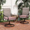 Non-Slip Artificial Leather Chair Cushion Square 1-Pack 7