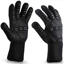 Silicone Grilling Gloves Heat-Resistant 18 Inch