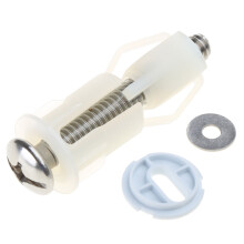 Quick and Easy Toilet-Seat Installation Toilet-Seat Top Fixing Hinges Screws Top Fixing Hinges with Screws and Caps