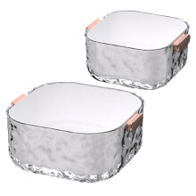Fruit and Veggie Washing Bowl with Strainer Pet for Homeowners 2Pcs 23.0X20.5X10.0In