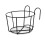 (Black, M) Iron Plant Hanger for Balcony Railing - Black/White 1
