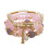 Boho Bracelets for Women Multi-Color Layered Stackable Natural Beaded Bracelets Adjustable 2