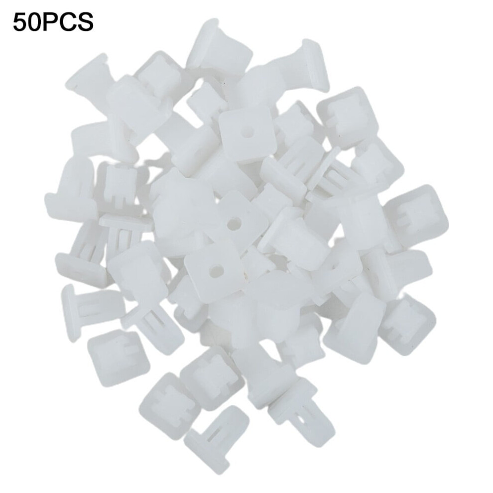 50Pcs Square Fasteners Retainer Car Door Trim Panel Push Rivet Clips 9405492476967