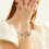 Boho Bracelets for Women Multi-Color Layered Stackable Natural Beaded Bracelets Adjustable 5