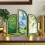 Acrylic Folding Screen Chinese Style Mini Desktop Partition 4