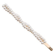 ULTNICE 1 Stück Haarnadel für Damen, Perlenhaarnadel, Haarspange für Meetings, weiße Legierung