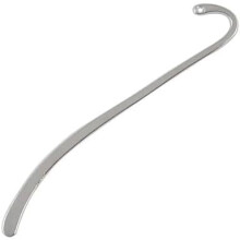 10Pcs Tibetan Silver Alloy Bookmarks, 85x13.5mm, 1.5mm Hole, Vintage Carved Design – Compatible with Reading & Hairpin Use