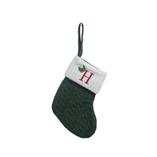 Personoitu joulusukka – Neulottu, 20x16cm