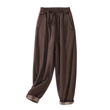 Thermohose für Damen, dicke Jogginghose für Damen, lange Unterhose für Damen, Thermohose mit weitem Bein, Fleece-Leggings für Damen, flauschige