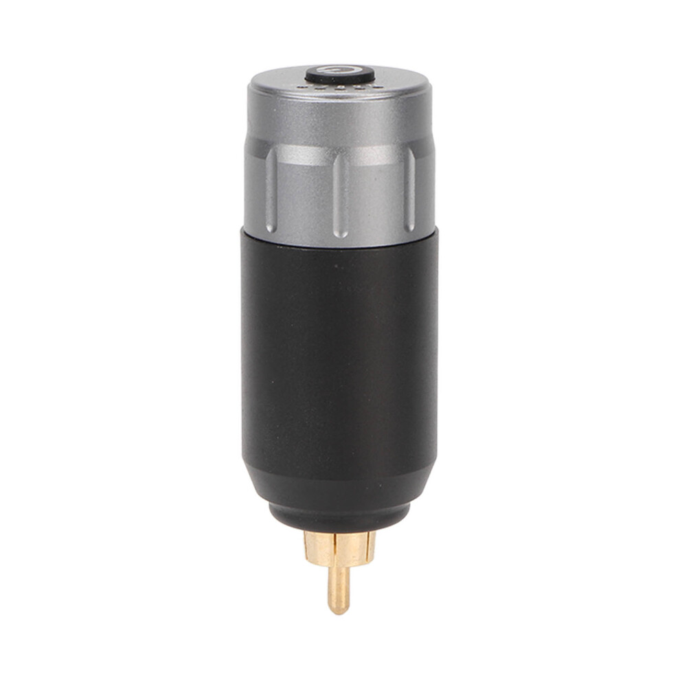 Wireless Aluminium Tattoo Power Supply 1300mAh, 8V, Silver Gray