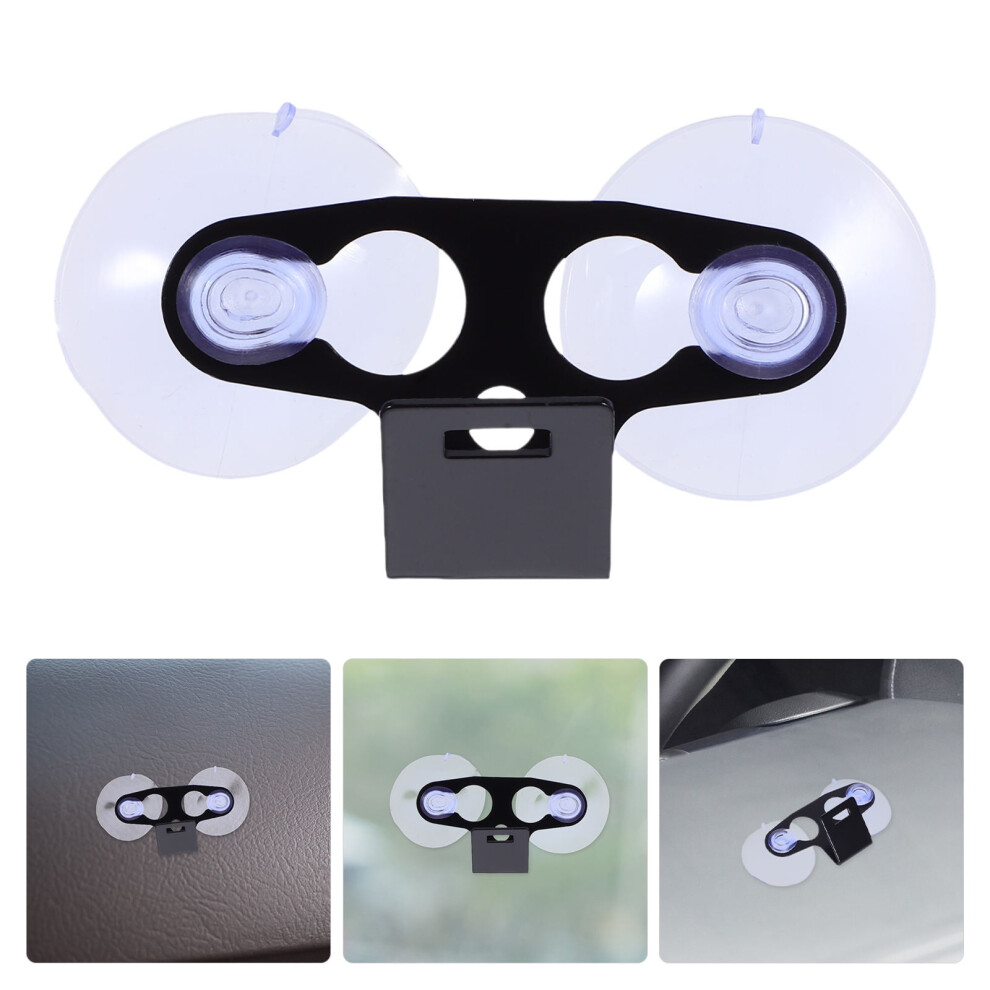 1 Set Plastic Car Radar Holder With Suction Cup Windshield Dashboard Mount Radar Bracket For Vehicle Navigation Electronic Devices 9405492477391