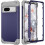 Case for Google Pixel 7,Shockproof Rubber Armor Silicone Rugged Case Hybrid Hard Back Phone Cover,Darkblue 1