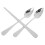 Stainless Steel Fruit Cutting Set Serrated Edge Comfortable Grip Home Use 3