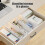 Telescopic Storage Box,Adjustable Plastic Cabinet Organizer,Kitchen and Pantry Storage for Snacks and Miscellaneous Items 5