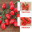 Artificial Cherry Tomatoes Model Red Foam 2pcs 7