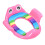 (Pink) Kids Toilet Training Seat with Backrest 2