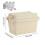 Outdoor Mini Storage Box Set 6-Piece Beige Black Green 3