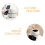 Small Trash Can White PP Multifunctional with Phone Stand Feature for Home 3