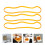 Yellow Wide Heavy Duty Rubber Bands 100 Pack 3