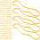 Yellow Wide Heavy Duty Rubber Bands 100 Pack 4