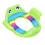 (Green) Kids Toilet Training Seat with Backrest 2