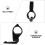 Tactics Flashlight Ring Portable Flashlight Holder Nylon Flashlight Fixator 3