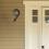 Black Acrylic Floating House Number 5 Inch 3