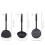 Nylon Kitchenware Set: 3-Piece Spatula, Spoon & Strainer Compatible with Non-Stick Cookware 2