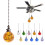 Ceiling Fan Pull Chain Extender Beaded Decorative 1 Pack 3