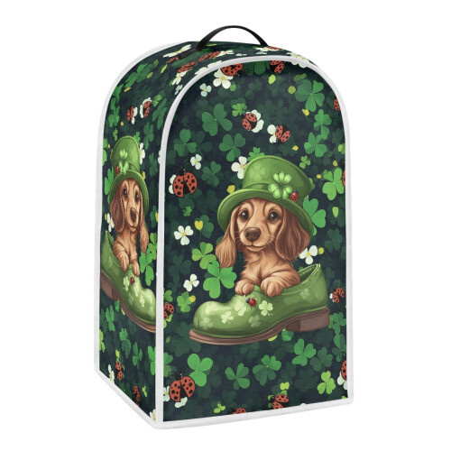 Προστατευτική θήκη παπουτσιών Puppy on Shamrock με πάχος που προστατεύει από 1