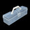 Storage Bin for Small Tools and More Clear Plastic Container with Handle for Transport, Microwave and Dishwasher Safe 8