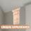 Khaki Unfinished Wood Corbels Set 1 3