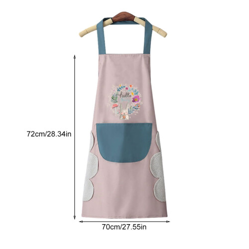 PVC Apron Korean Style Waterproof Sleeveless 1pc 1