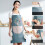 PVC Apron Korean Style Waterproof Sleeveless 1pc 4