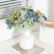Artificial Flower Long-lasting Simulation Berry Fade-resistant Artificial Blueberry for Wedding Home Decor