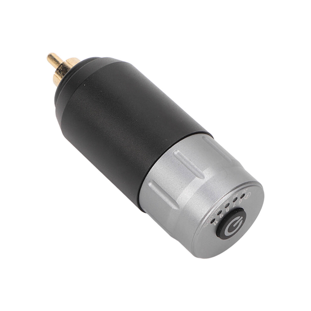 Wireless Aluminium Alloy Tattoo Power Supply 1300mAh 8V 62.8mm Gray