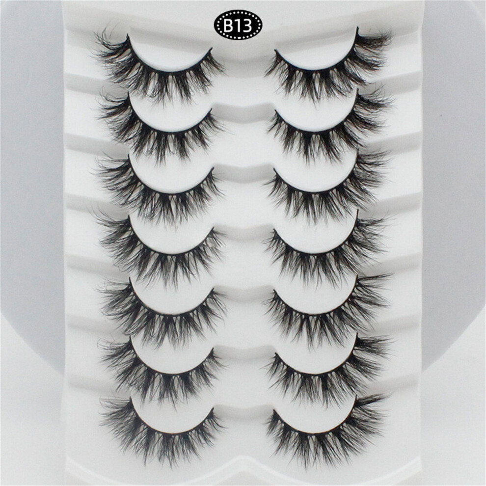Eyelashes False Eyelashes Lashes 5 Pairs Soft Volume Eyelashes Packs for Dramatic