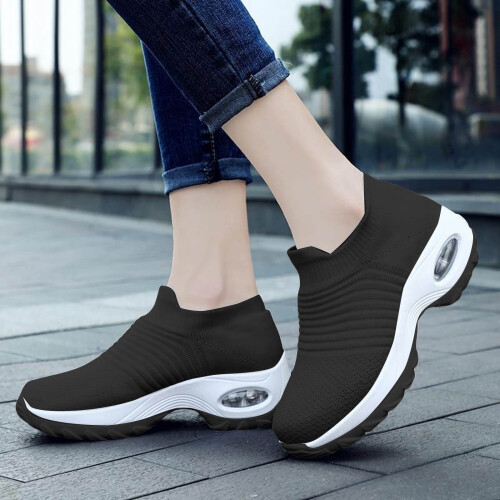 Γυναικεία slip-on παπούτσια για περπάτημα με αντιολισθητική επένδυση αέρα, ελαφριά 2