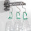 Foldable Clothes Airer with Suction Cup Easy Install Foldable Laundry Hanger Retractable Clothes Drying Rack for Homes 3