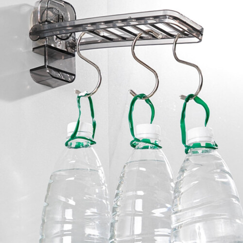 Foldable Clothes Airer with Suction Cup Easy Install Foldable Laundry Hanger Retractable Clothes Drying Rack for Homes 2